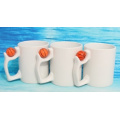 Cute Handle White Mug